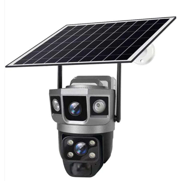 LS VISION Solar Camera – 4G Dual‑Lens 4K Outdoor Security with Battery & WiFi-WiFi Cam Add 32G / CHINA