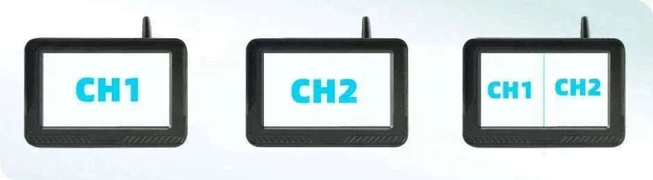 Solar Wireless Backup Camera with 5" HD Monitor-5in Monitor add Cam / CHINA