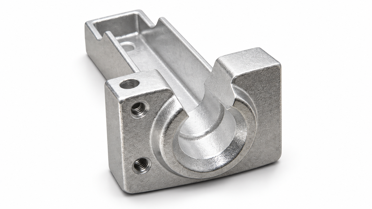 Metal soldering iron holder on white background