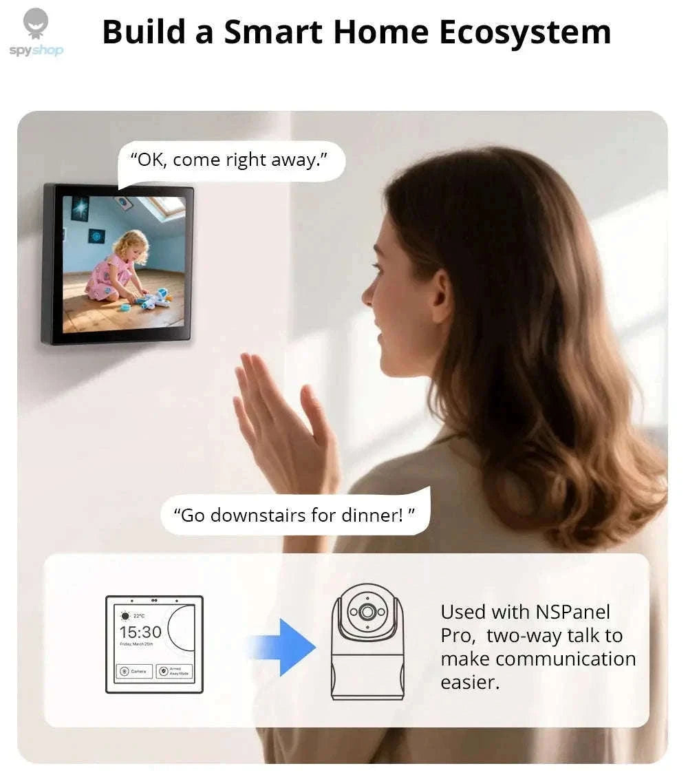 SONOFF CAM PT2 Smart Indoor Security Camera, 1080P PT-CAM Pan-Tilt 2 / CHINA