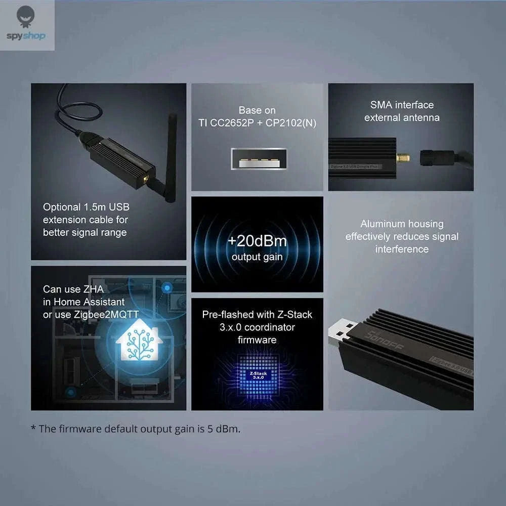 SONOFF ZB Dongle-P Zigbee 3.0 USB Gateway for Smart Home-SONOFF ZB Dongle-P / CHINA