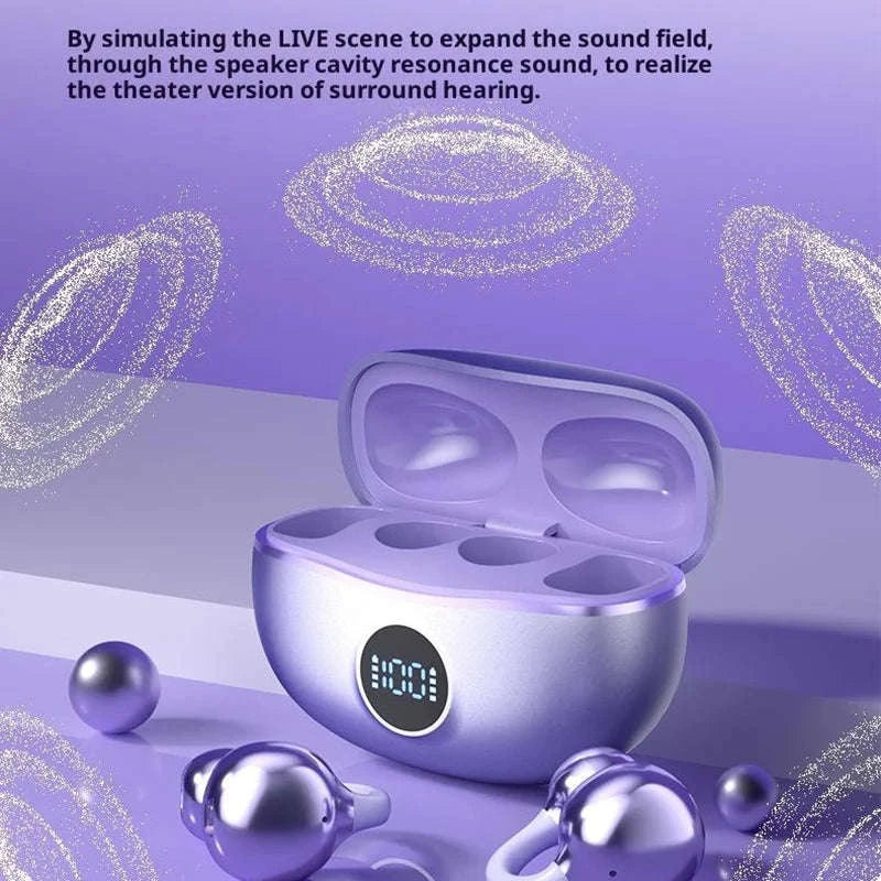 Sony Ear Clip OWS Wireless Bluetooth Headphones-black