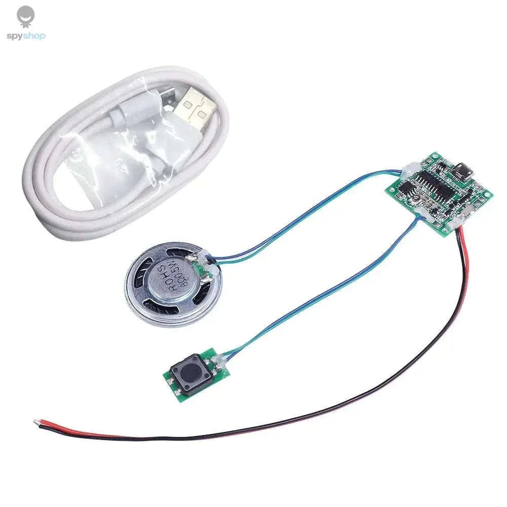 Sound Recorder Module with MP3/WAV Playback and Button Control-
