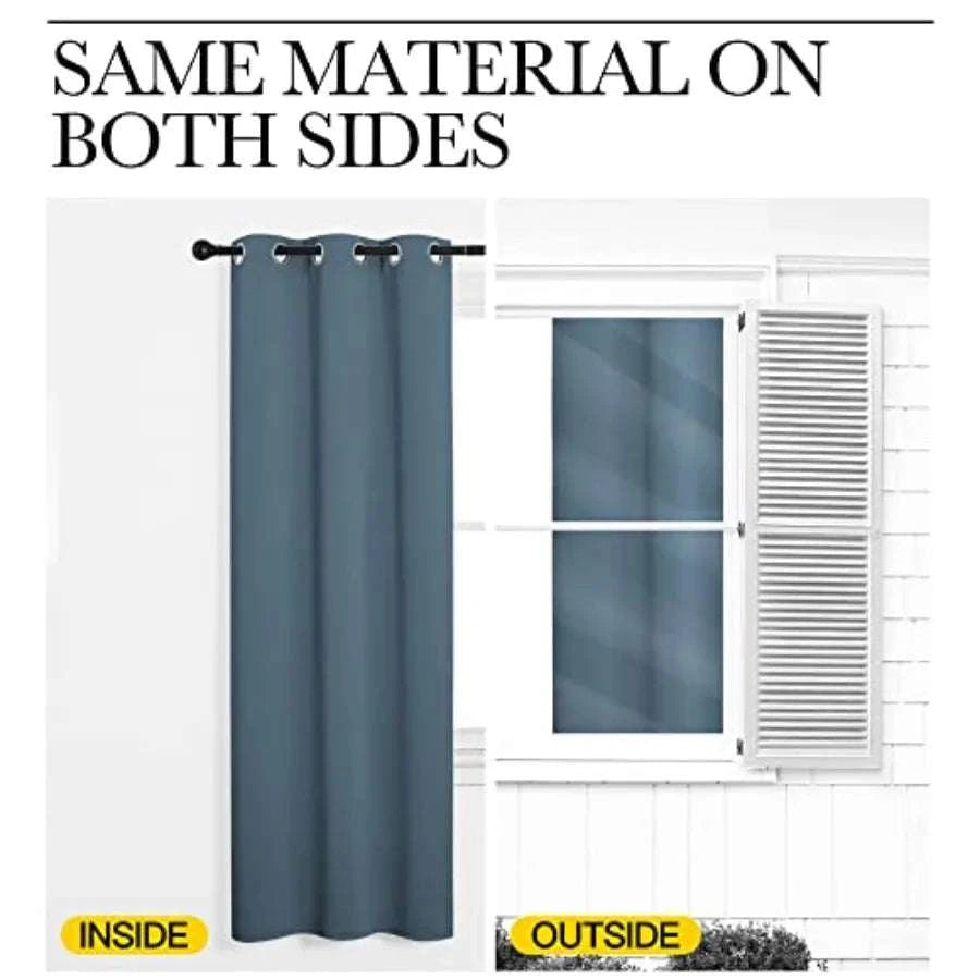 Sound-Reducing Room Divider Curtain Panel 84 x 120 Inches-United States / SilverGrey