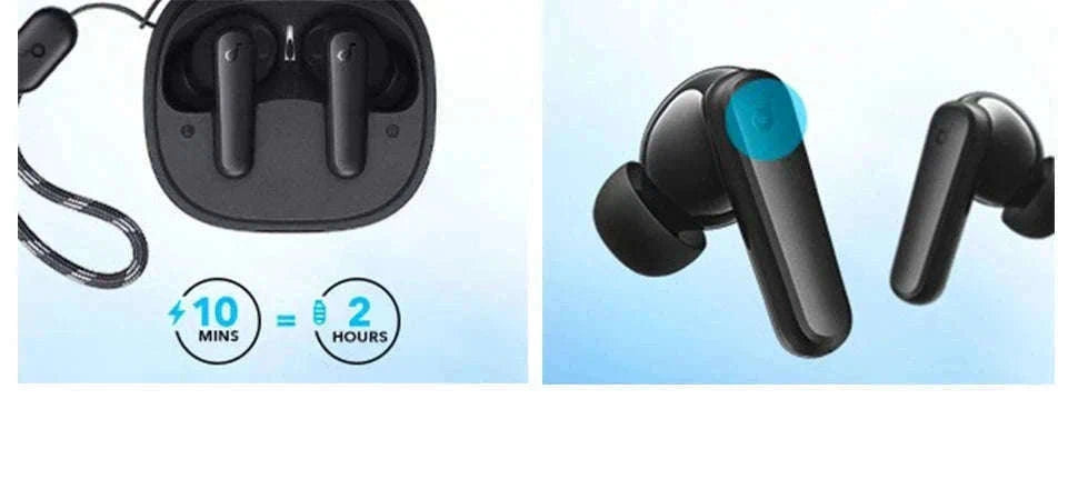 Soundcore P20i Wireless Earbuds with 30-Hour Playtime-Black / Russian Federation