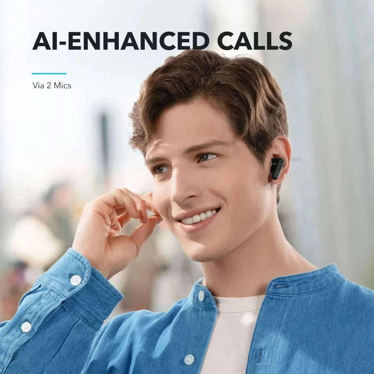 Soundcore P20i Wireless Earbuds with 30-Hour Playtime-Black / Russian Federation