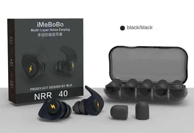 Soundproof Earplugs for Sleep with 32dB Noise Reduction-B