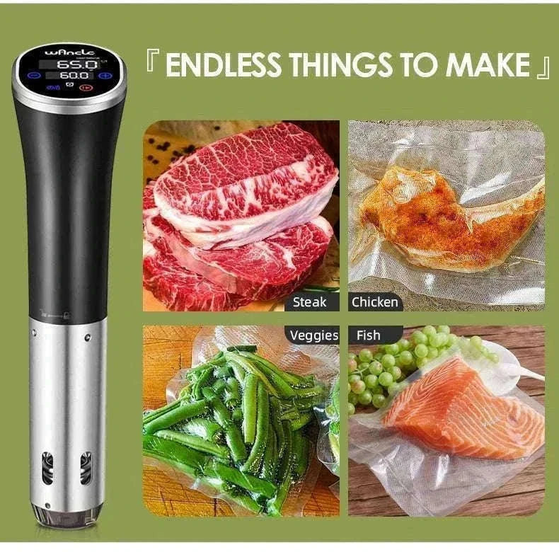 Sous Vide Immersion Circulator 1100W Precision Cooker IPX7 Waterproof-M820 / EU
