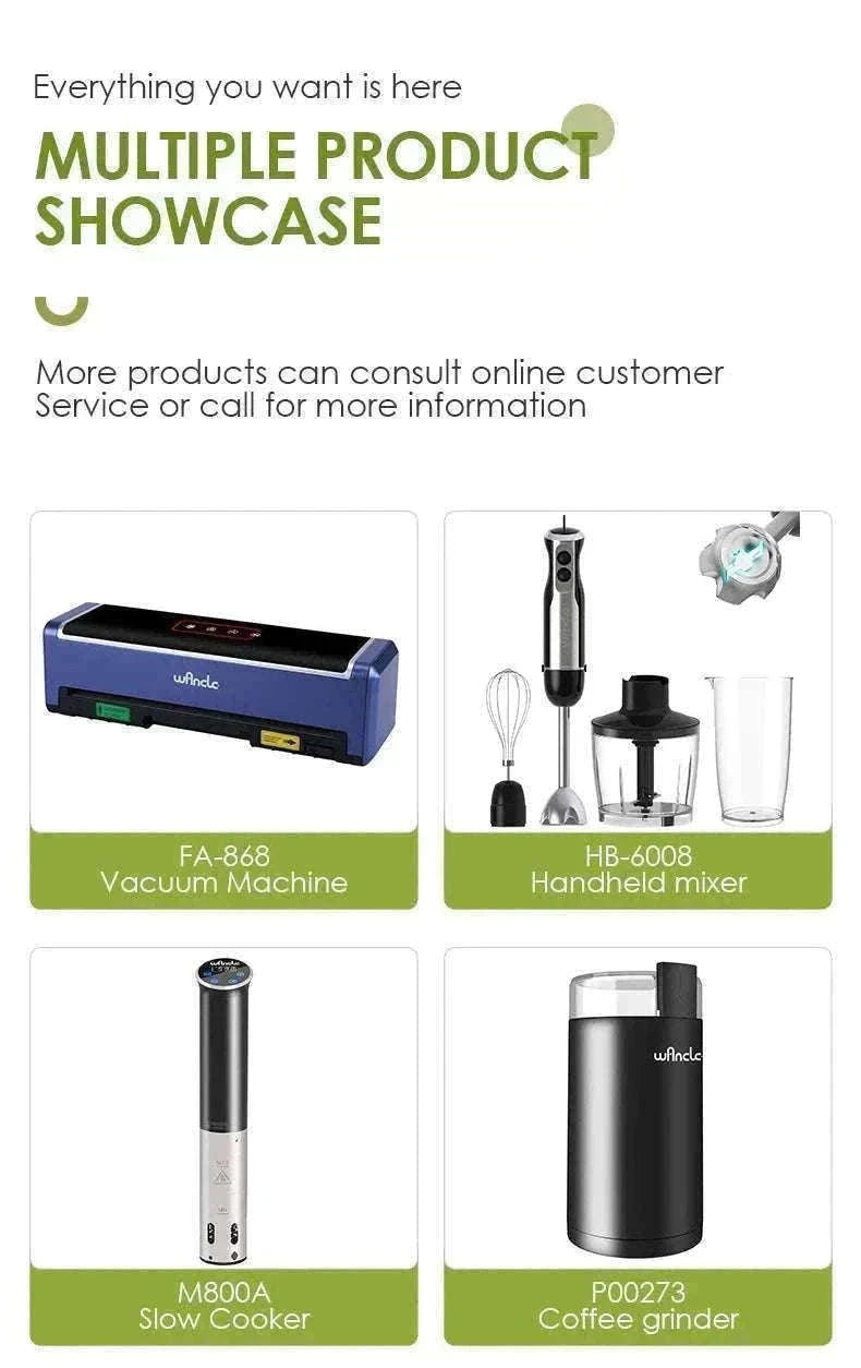 Sous Vide Immersion Circulator 1100W Precision Cooker IPX7 Waterproof-M820 / EU