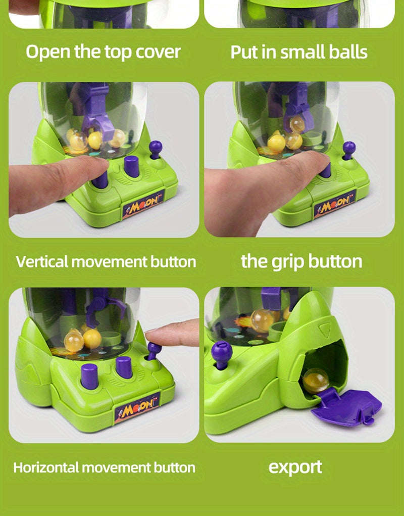 Space Rocket Crawler Toy with Ball Pincer and Egg Twister-Green-2set