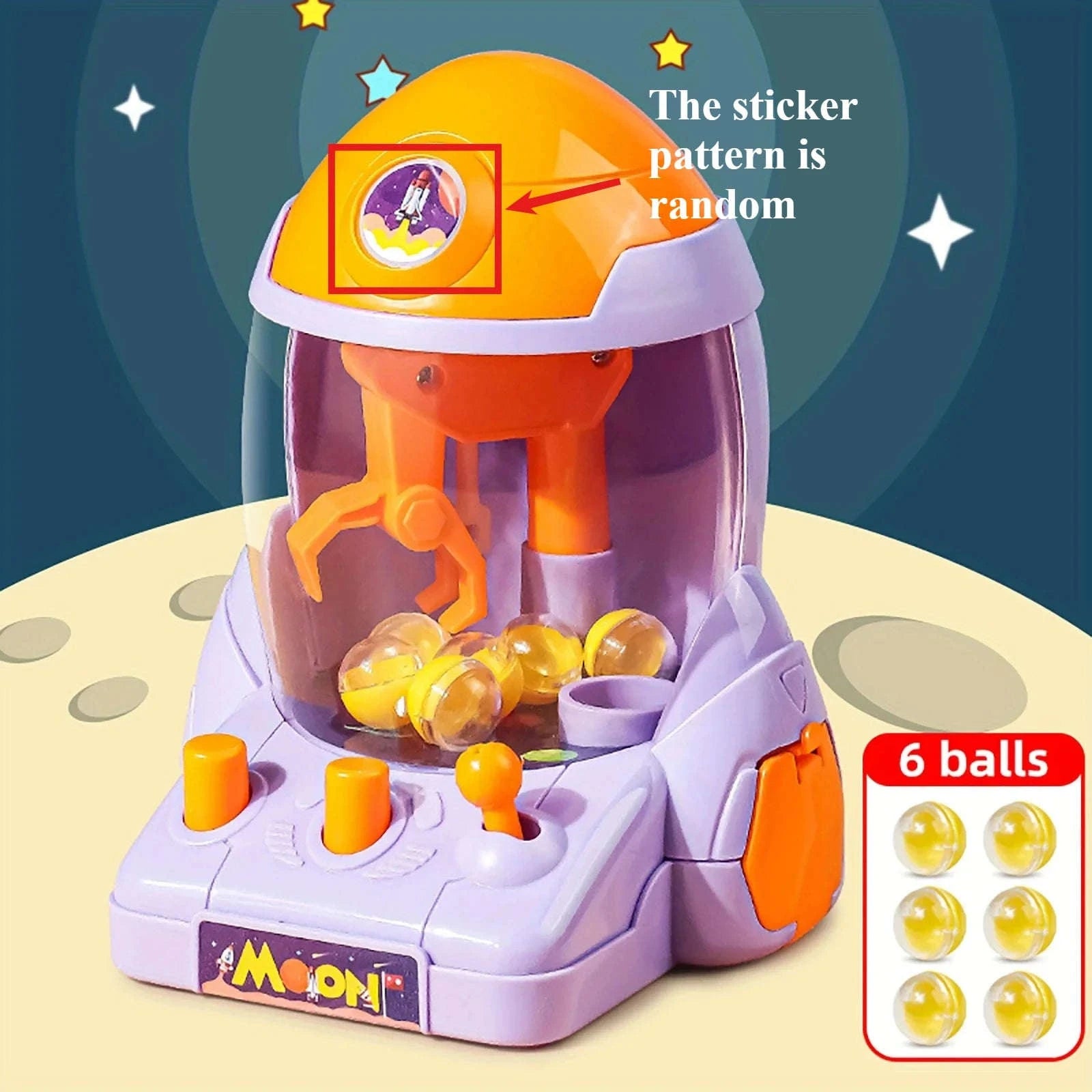 Space Rocket Crawler Toy with Ball Pincer and Egg Twister-Green-2set