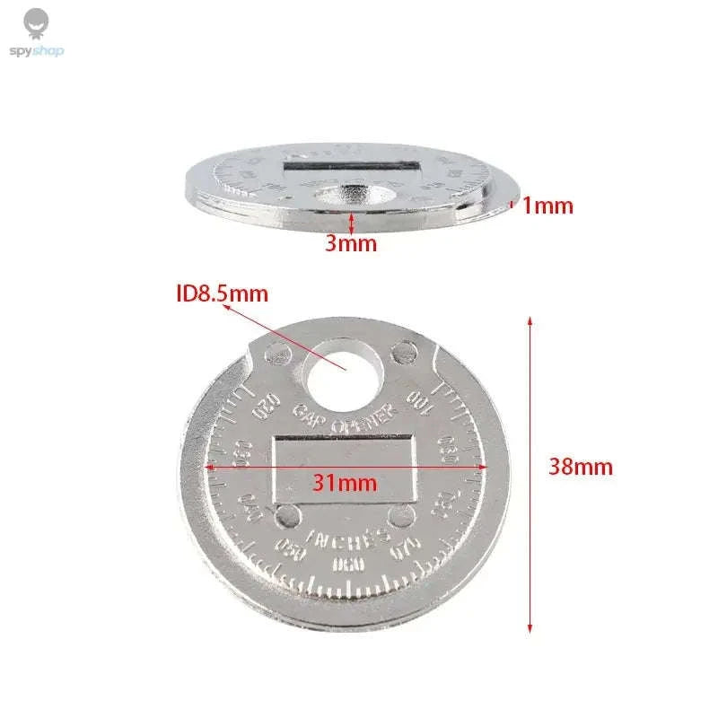 Spark Plug Gap Gauge Coin Tool-Default Title