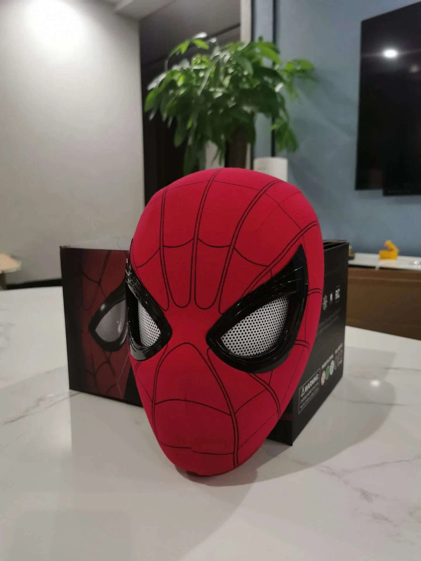 Spider Man Mobile Eye Electronic Mask with Remote Control-3D Line