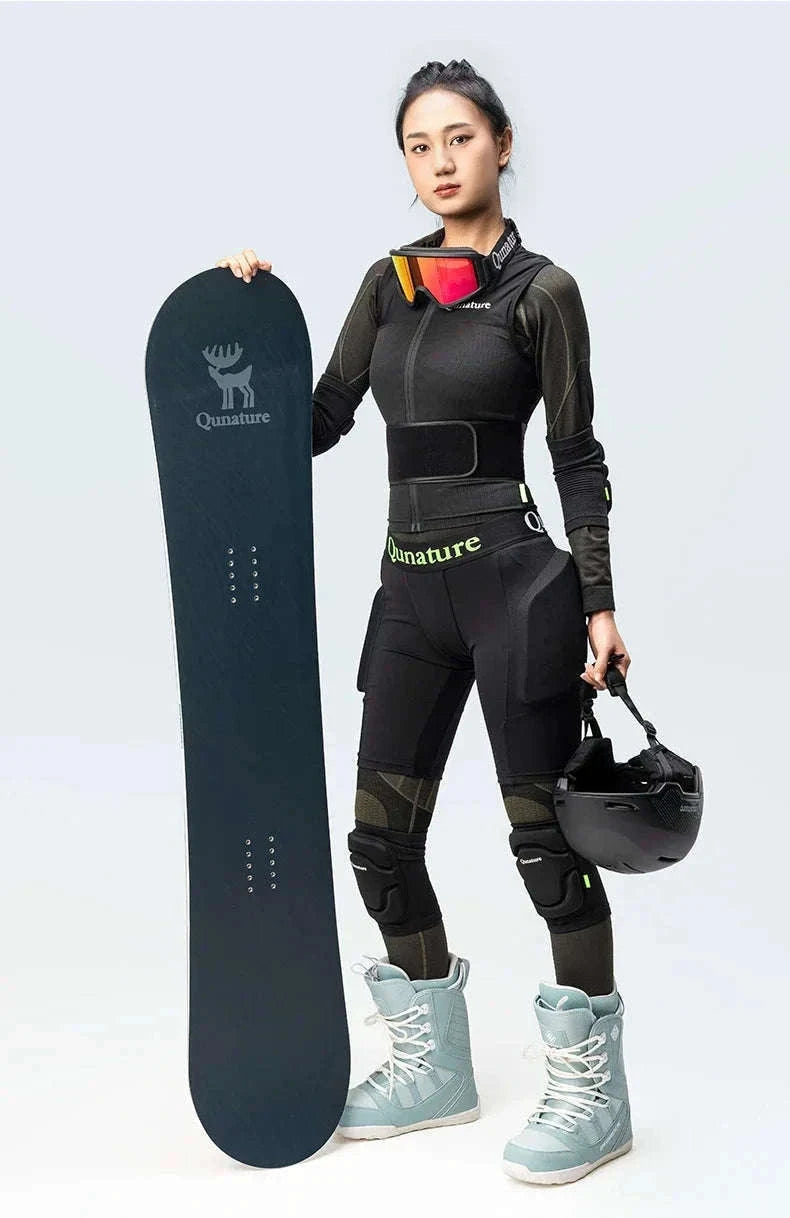 Sport Knee Pads for Skiing, Riding & Impact Protection-Black / S