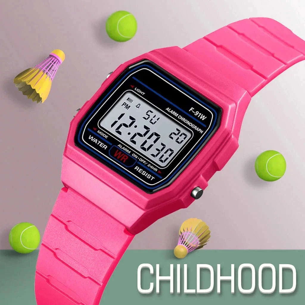 Sport LED Waterproof Watch for Everyday Timekeeping-Pink
