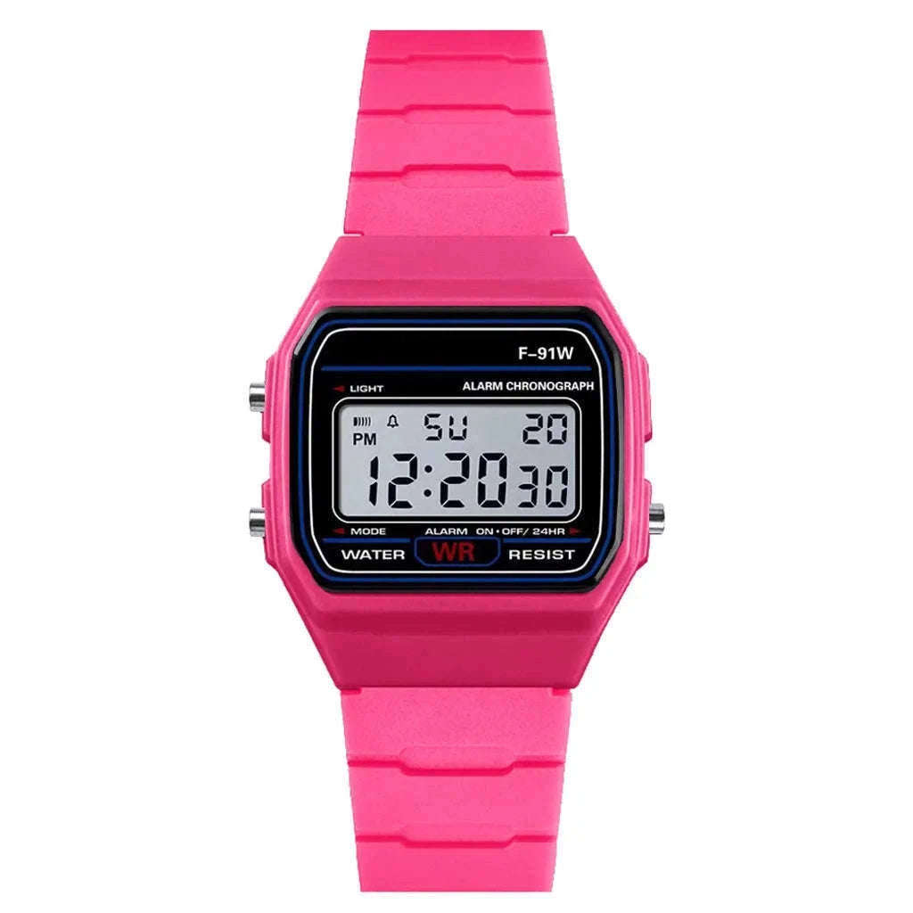 Sport LED Waterproof Watch for Everyday Timekeeping-Pink