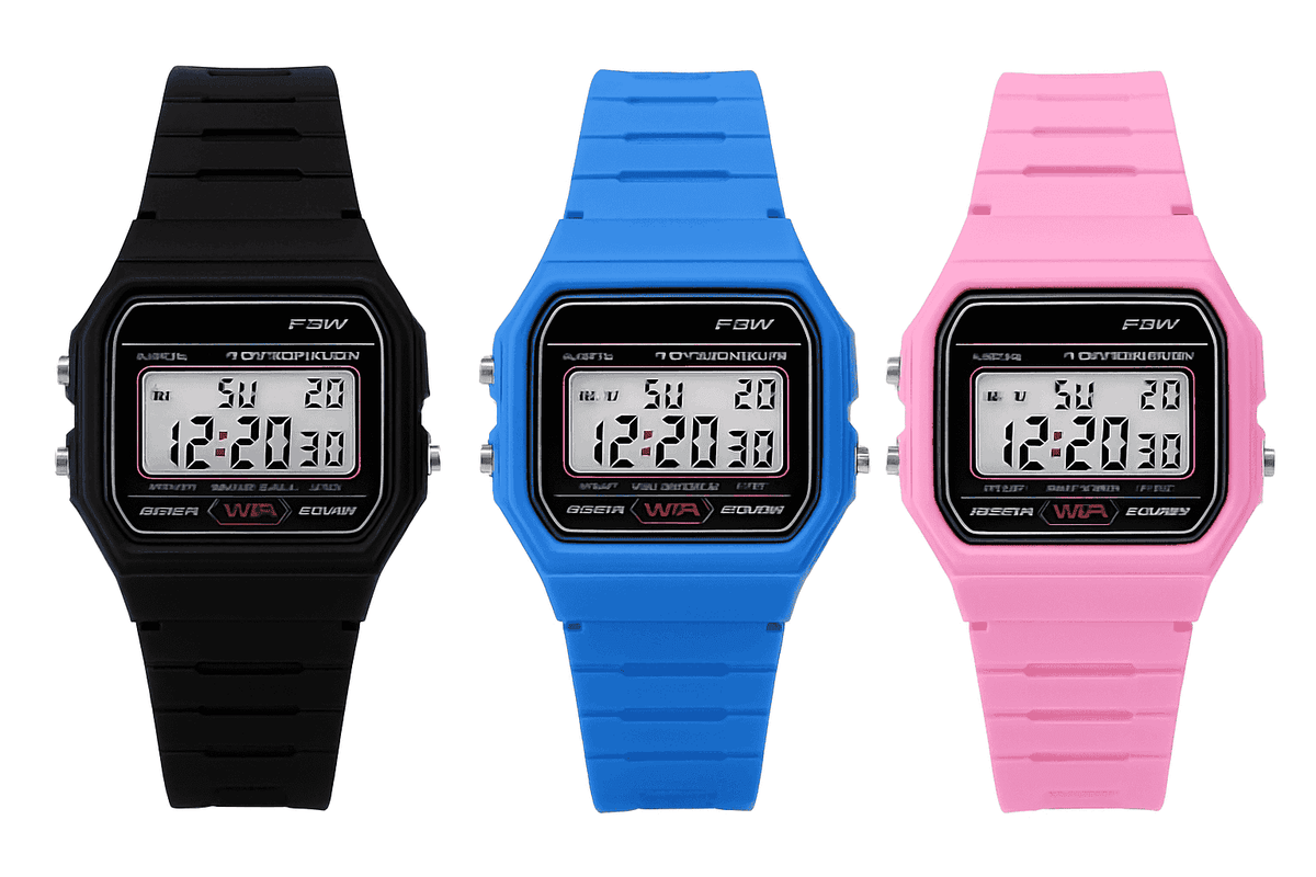 Sport LED Waterproof Watch for Everyday Timekeeping-Pink