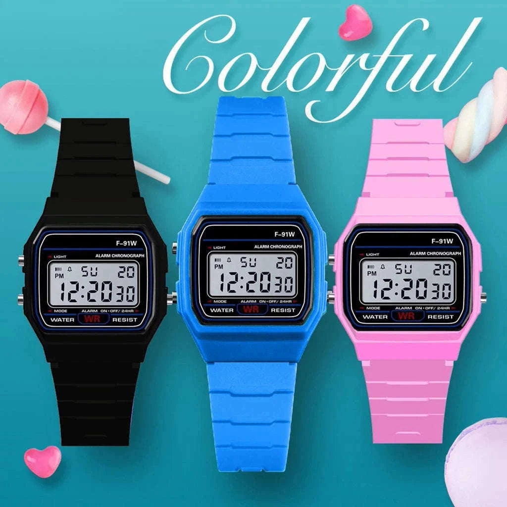 Sport LED Waterproof Watch for Everyday Timekeeping-Pink