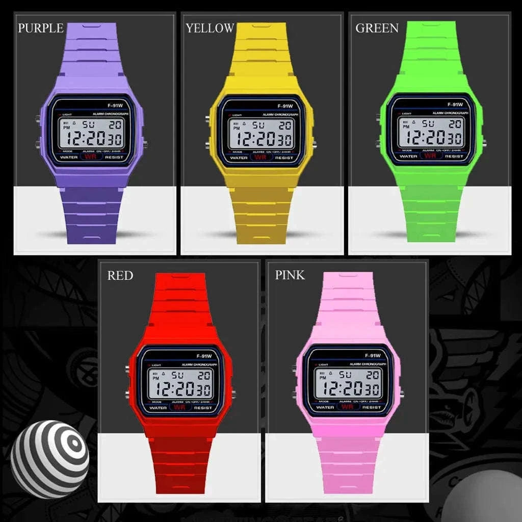 Sport LED Waterproof Watch for Everyday Timekeeping-Pink
