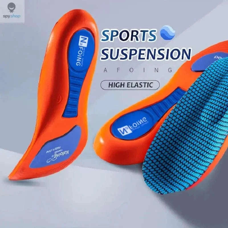 Sport Orthopedic Insoles for Shock-Absorbing Active Comfort-Blue / EU43-44(270mm)