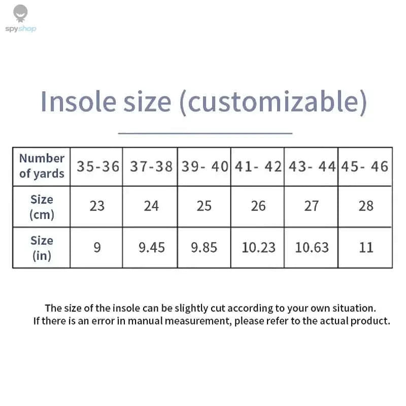 Sport Orthopedic Insoles – Shock-Absorbing Support for Active Comfort-Blue / EU43-44(270mm)