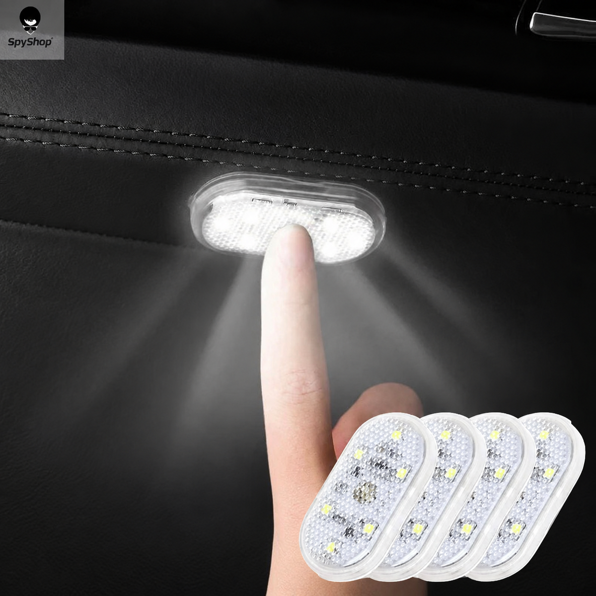 Mini Magnetic Car Touch Light – Touch-Activated LED Interior Light