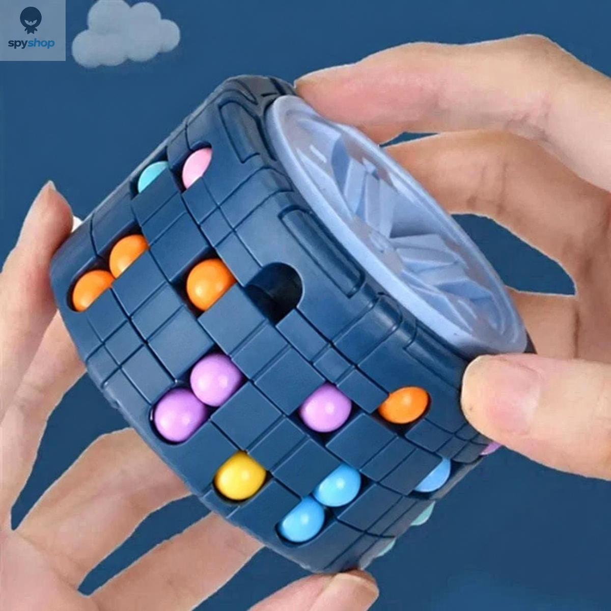 3D Cylinder Cube Puzzle Toy for Creative Brain Challenges