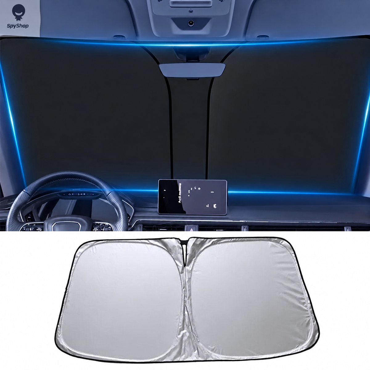 Foldable Car Windshield Sun Shade for Cooler Parking