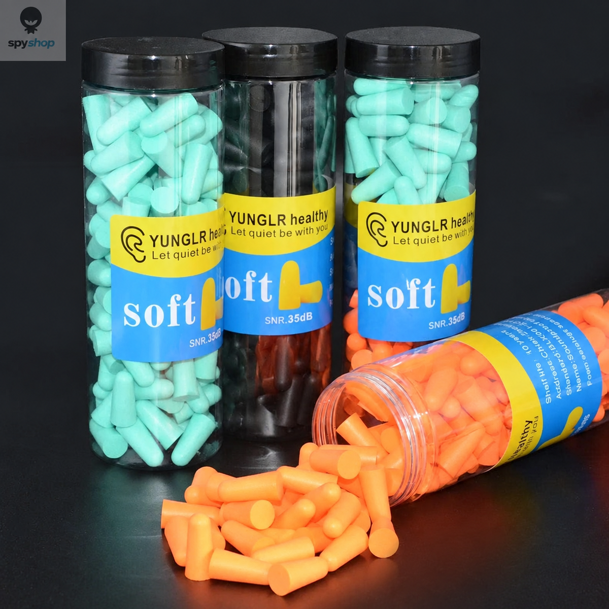 Noise Reduction Foam Ear Plugs for Sleep, Focus, and Comfort