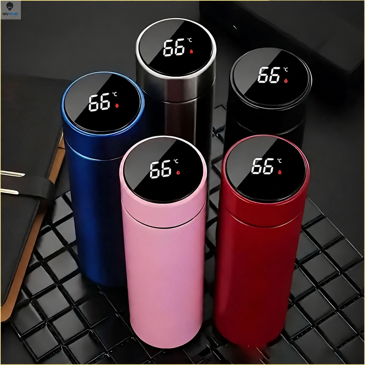Temperature Display Thermos Cup 500ml Vacuum-Insulated Bottle