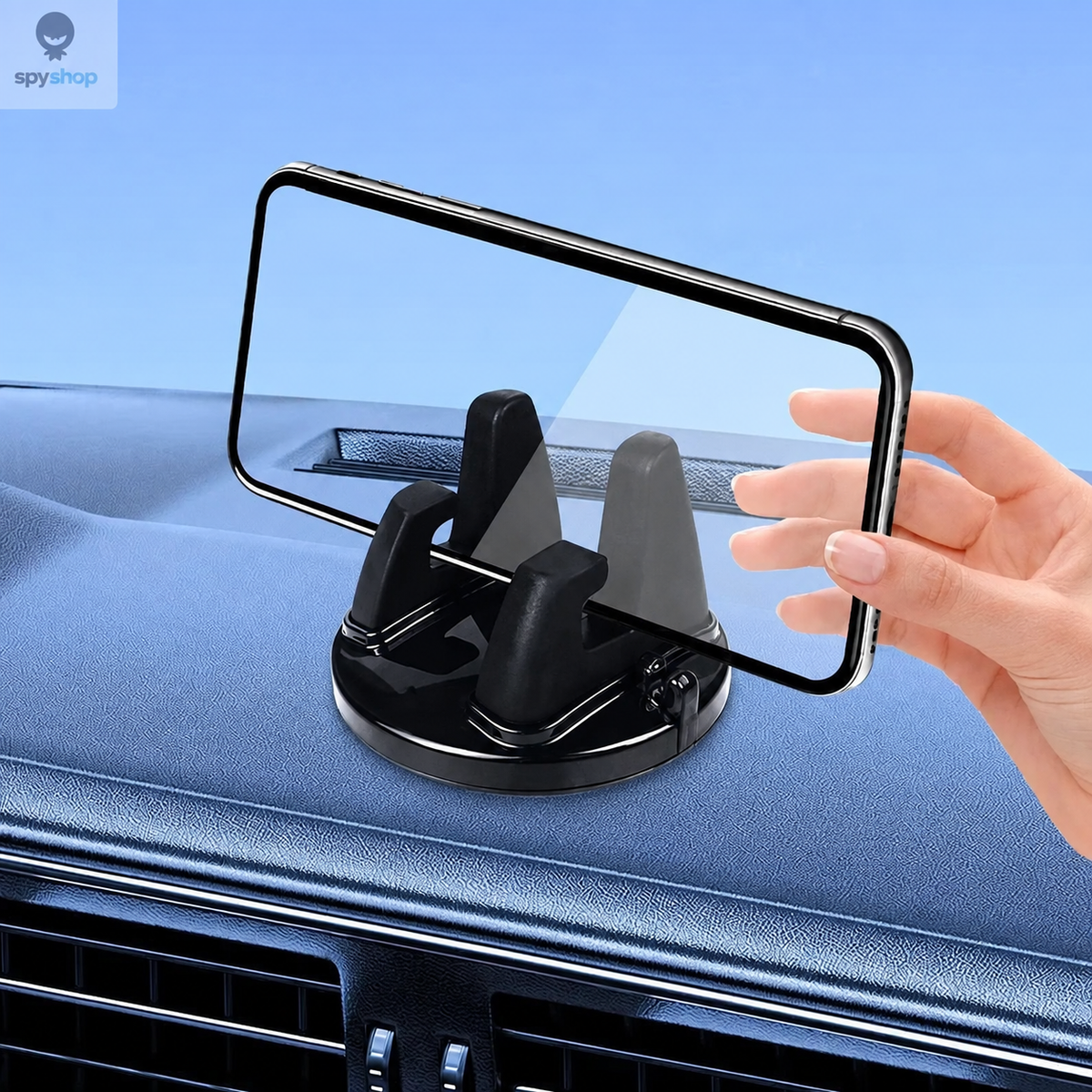 360° Rotatable Car Phone Holder for Easy Hands-Free Driving