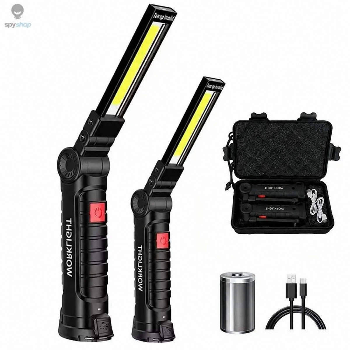 COB LED Work Light USB Rechargeable Inspection Lamp