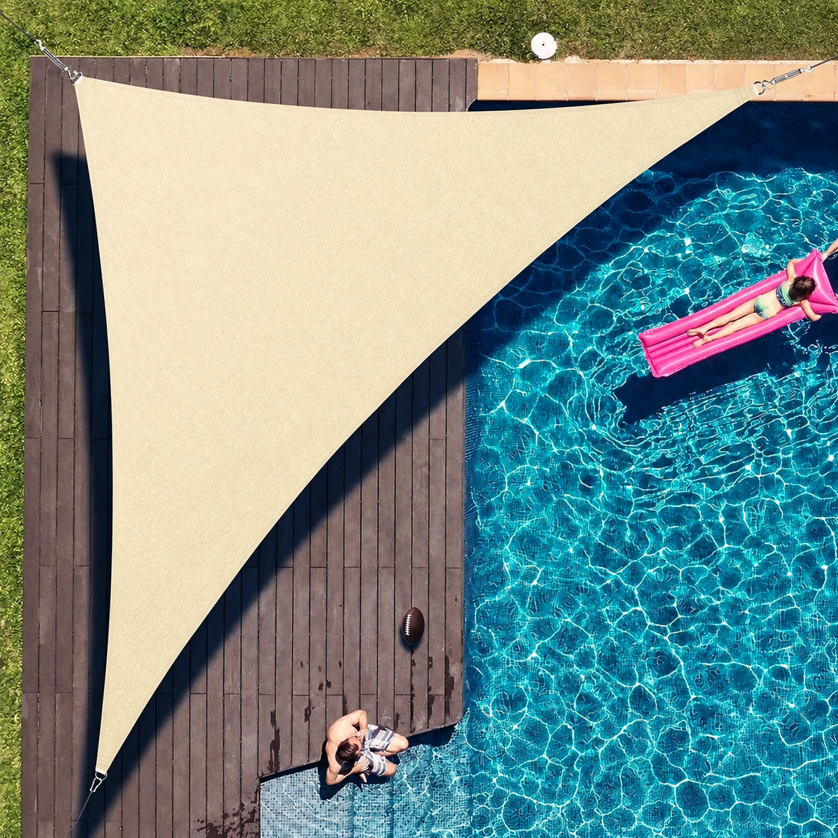 Waterproof Triangle Sun Shade Sail for Outdoor Protection
