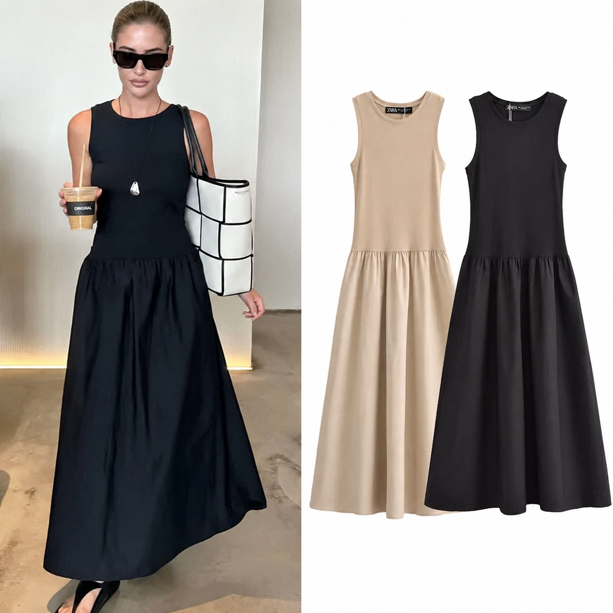 Black Long Dress – Elegant Sleeveless Maxi for Spring