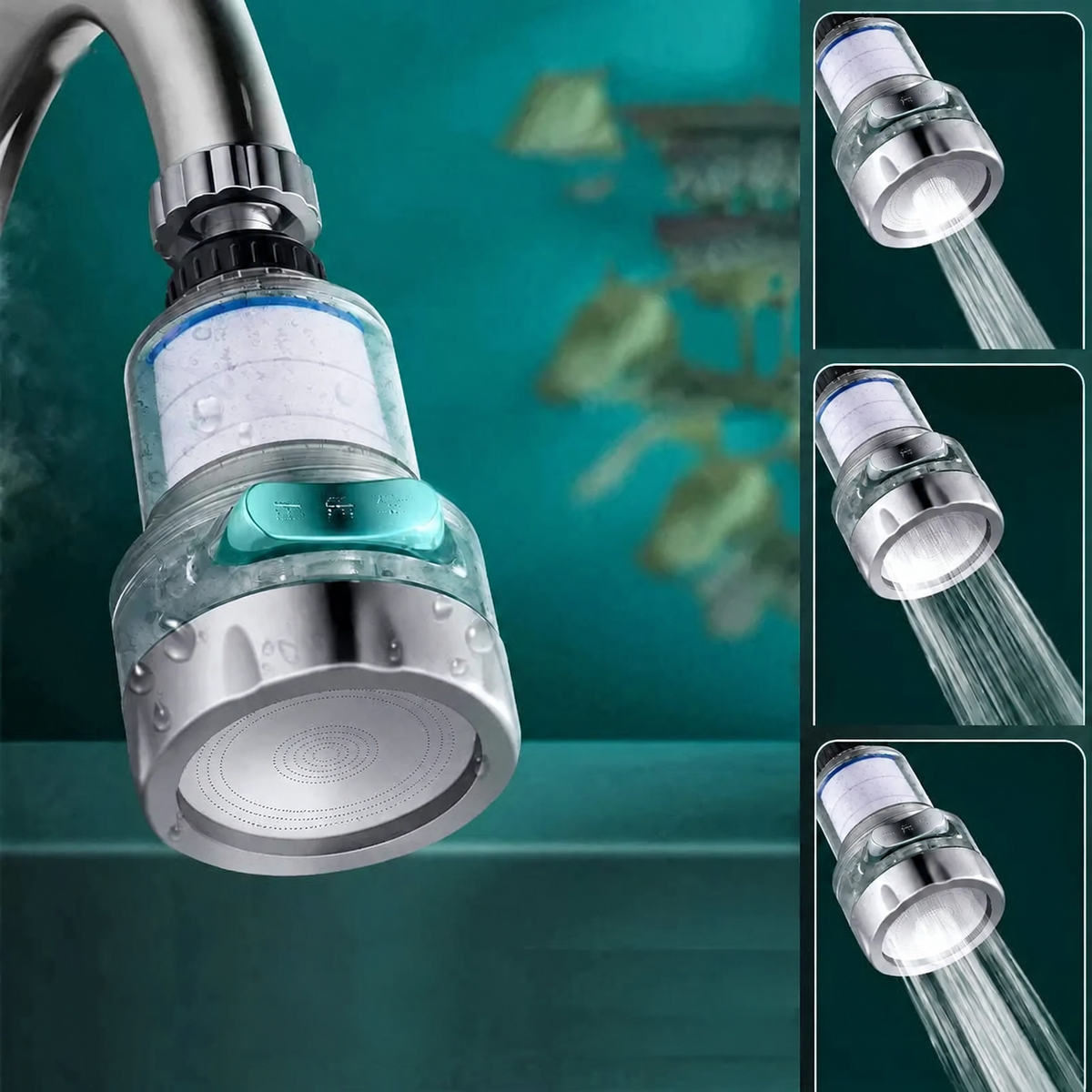 Universal 360° Rotating Water Purifier Filter Tap