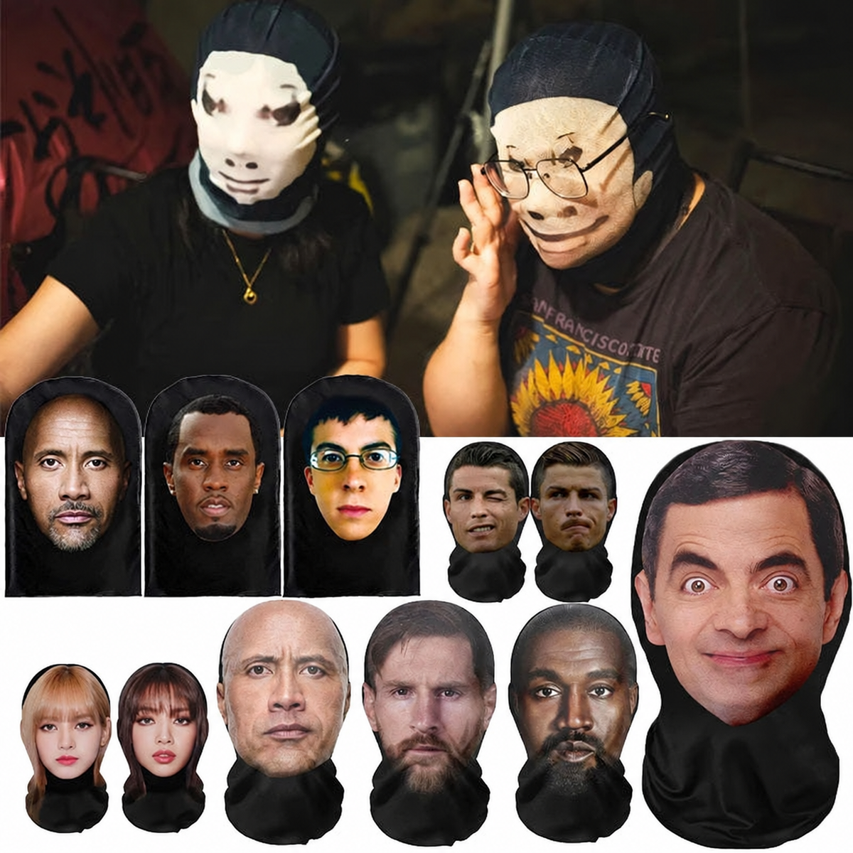 Realistic 3D Face Mask for Cosplay and Costume Events