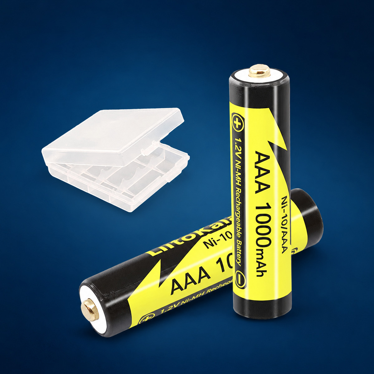 LiitoKala AAA Ni-MH Rechargeable Batteries 1.2V 1000mAh