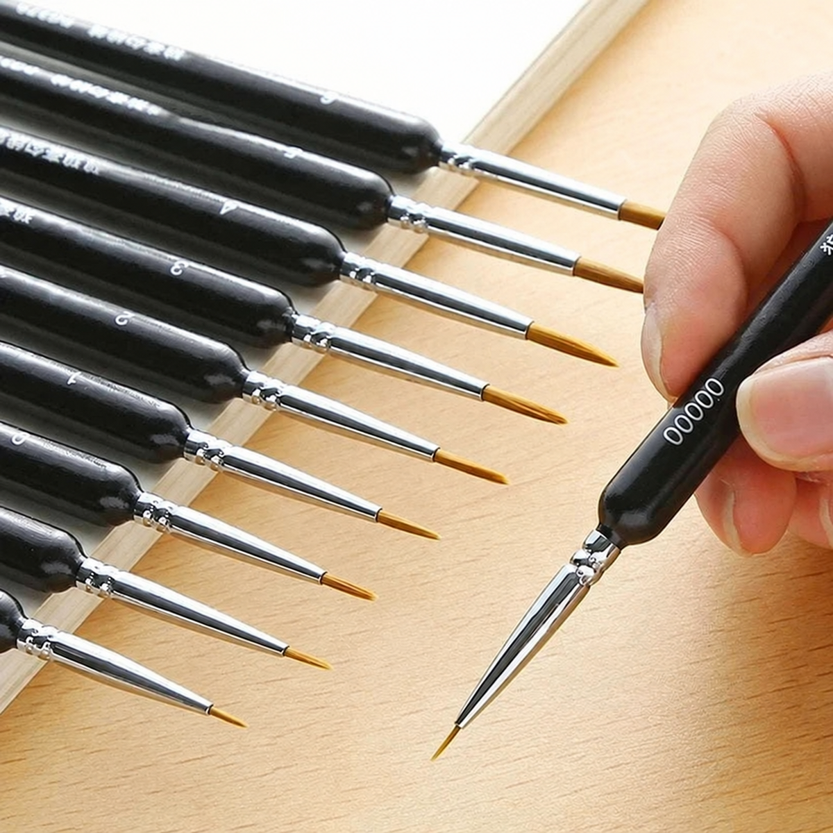 Miniature Hook Line Pen Set for Fine Detail Painting