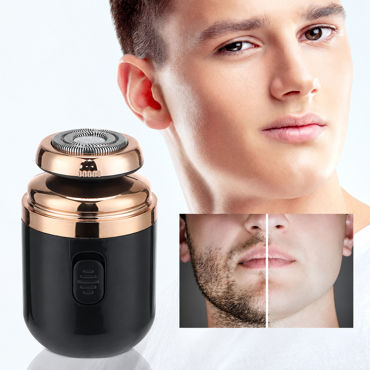 Mini Washable Electric Razor with Type-C Charging
