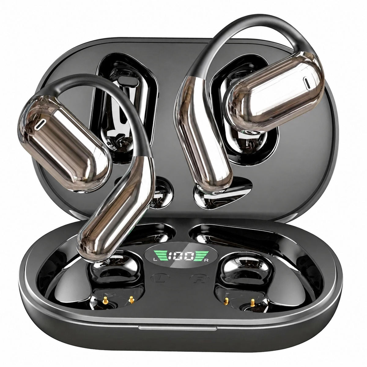 3-in-1 AI Translator Earbuds with Real-Time Voice Translation