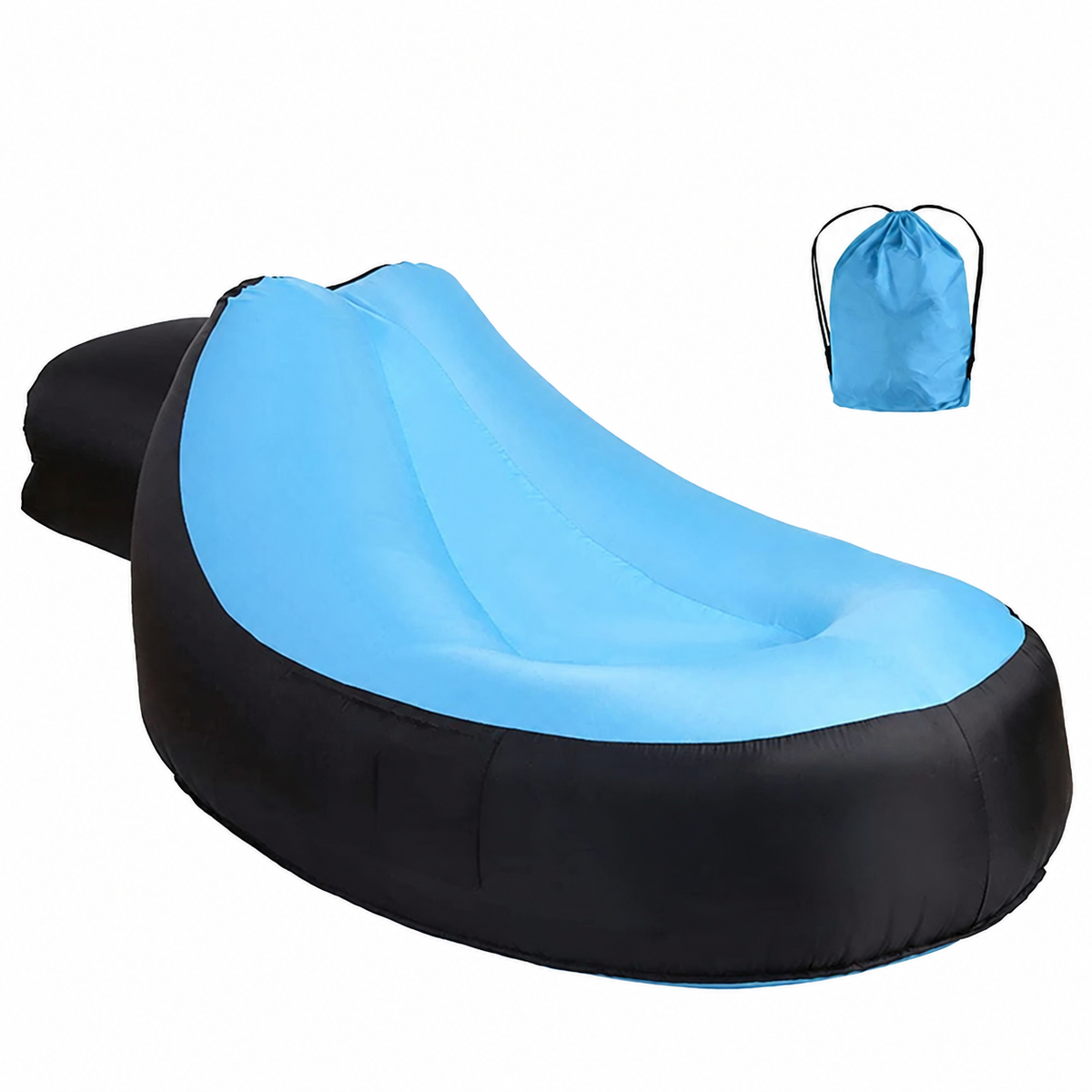 Portable Inflatable Lounger for Camping, Beach Relaxing