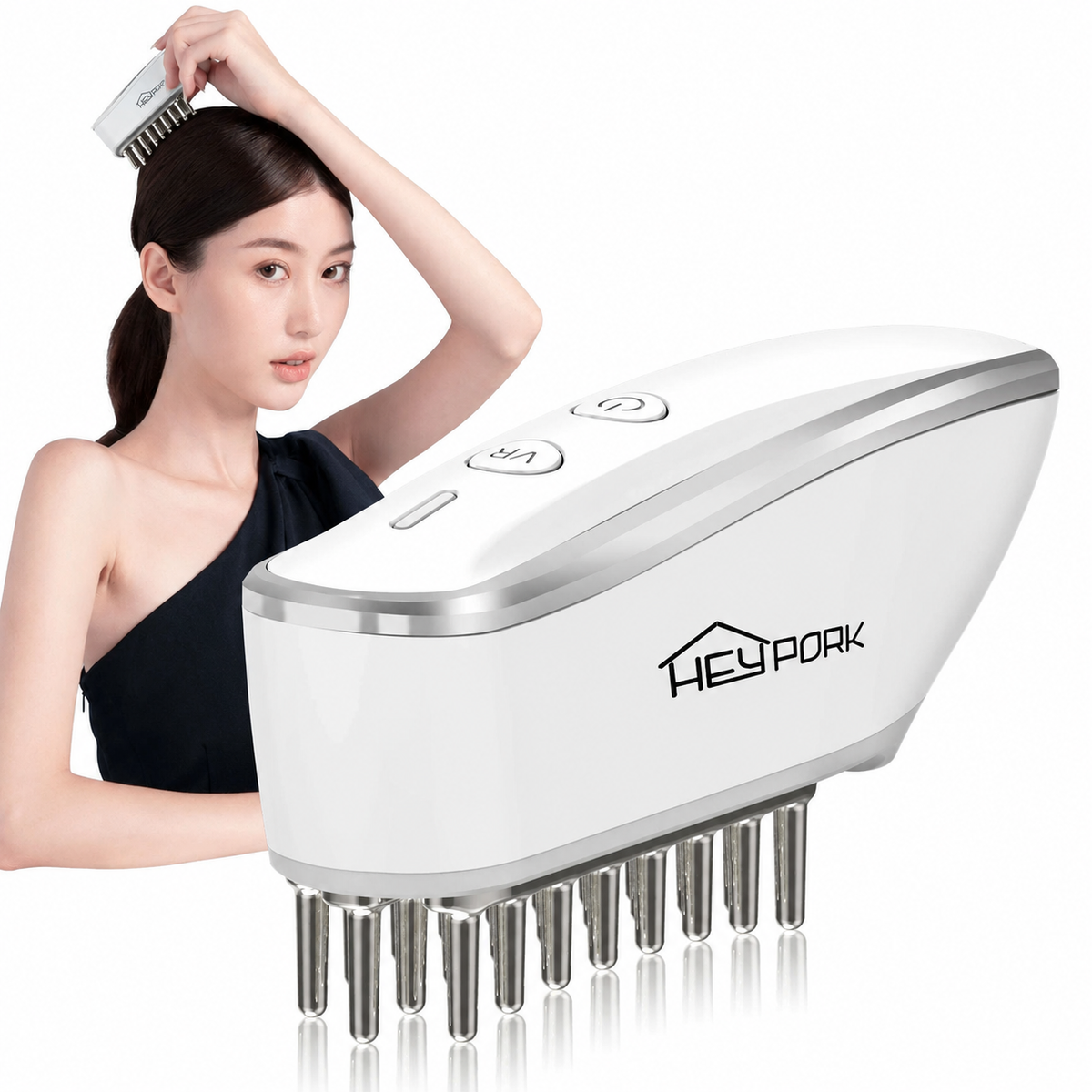 EMS Micro Electric Hair Care Comb for Scalp Massage