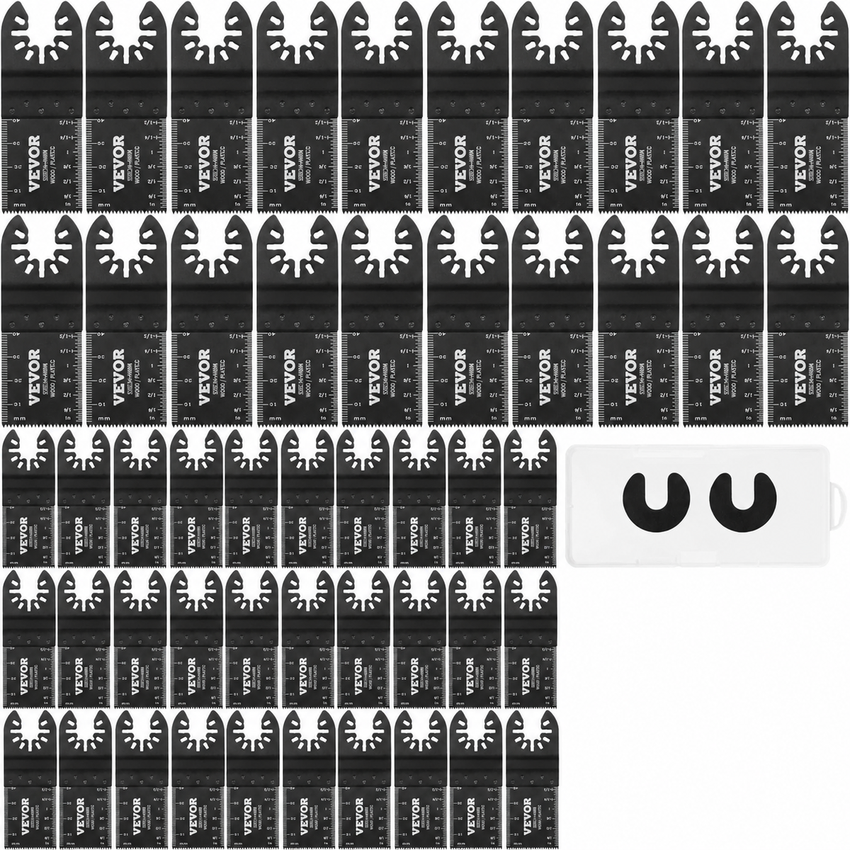 50PCS Oscillating Saw Blades Set Universal Quick Release Multitool