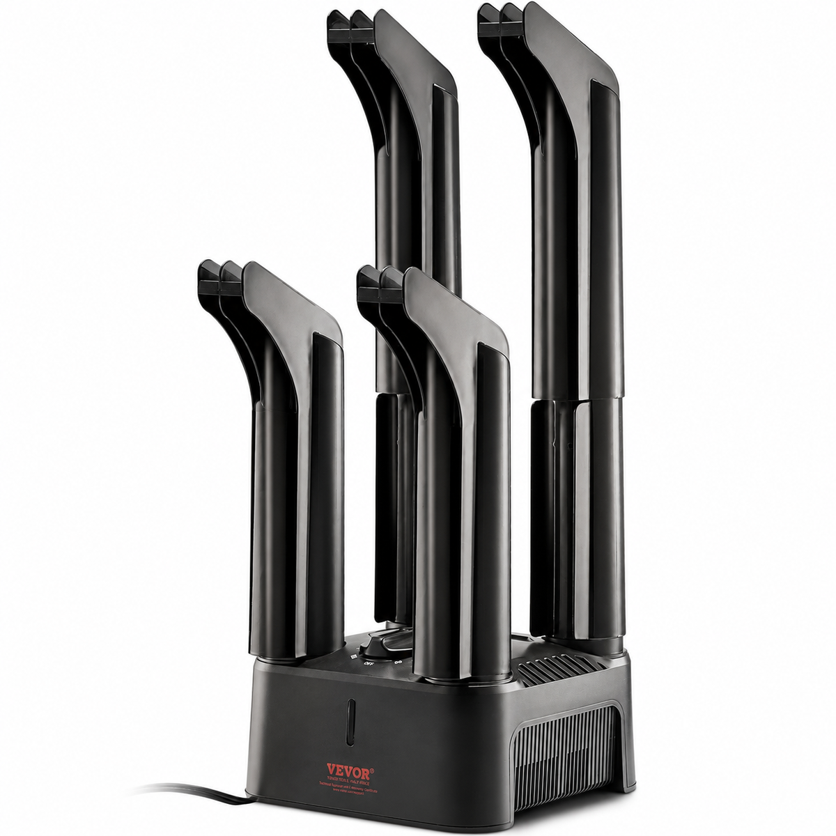 VEVOR Boot Dryer for 2 Pairs with 360° Airflow & Temperature Control