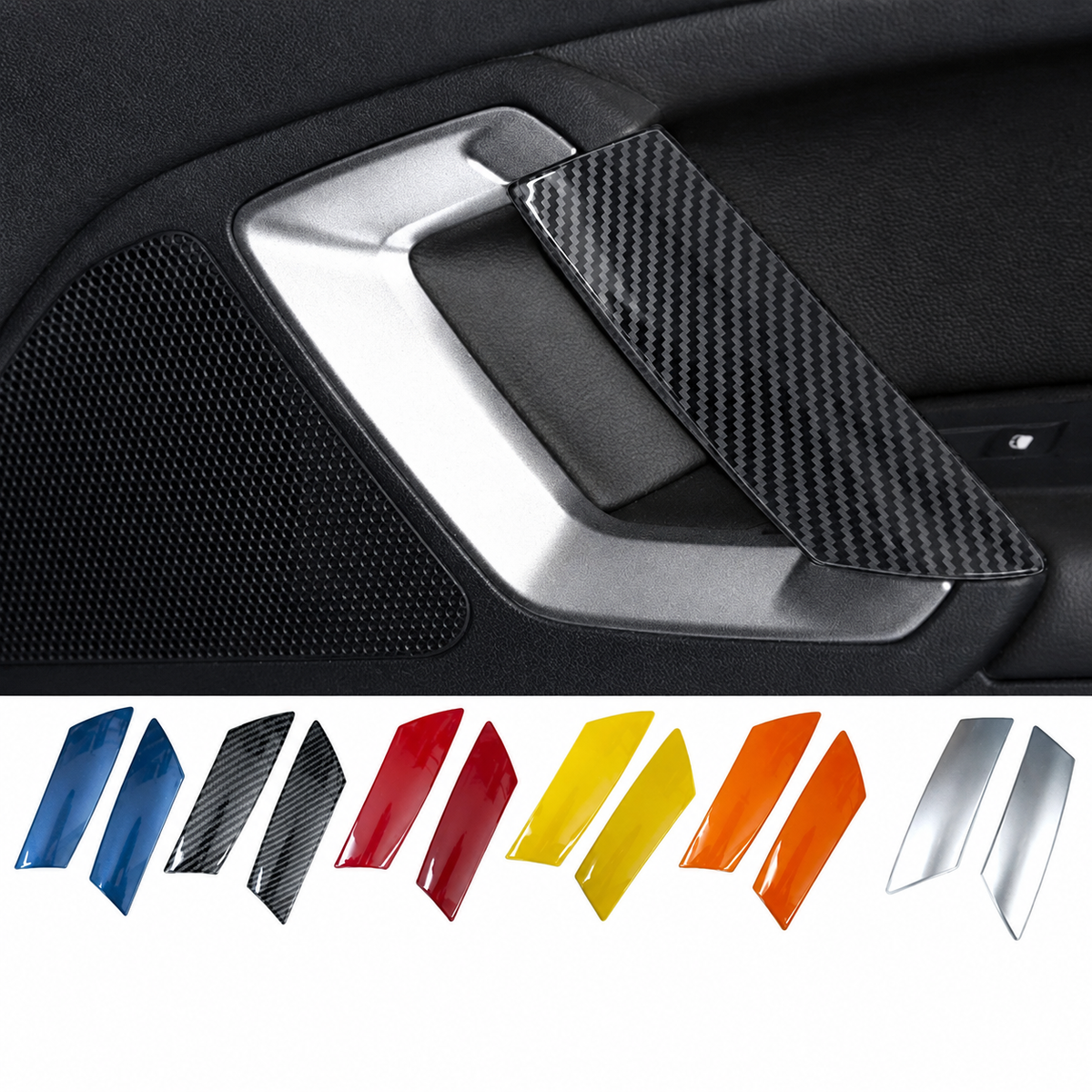 2pcs Car Door Handle Trim Covers for Peugeot 408 308 308S
