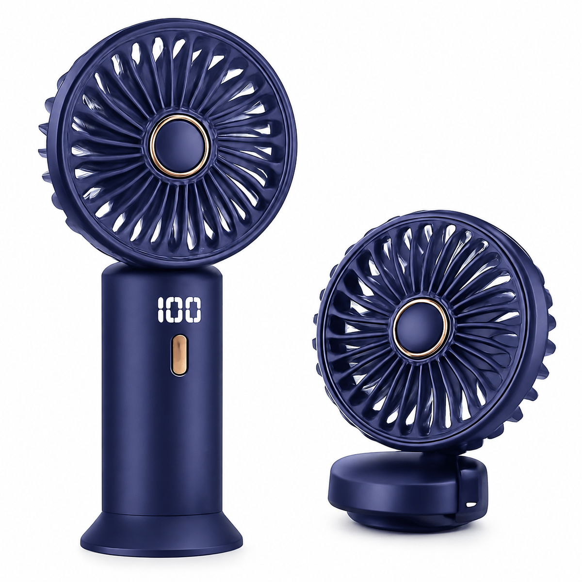 Foldable 5-Speed Handheld Mini Fan with LED Display
