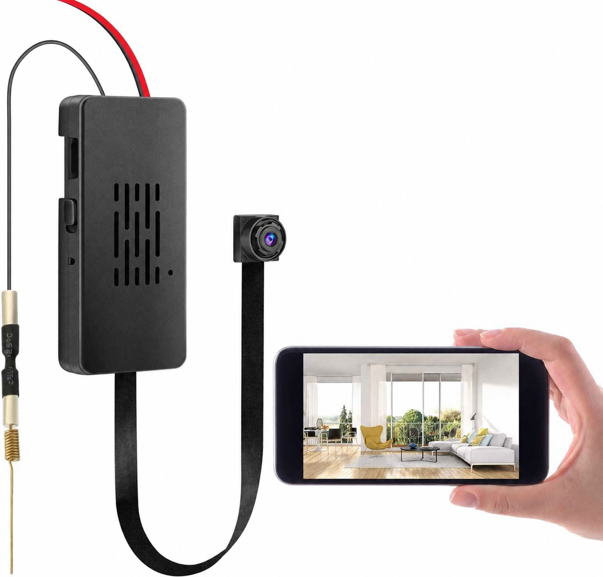 Mini Nanny Camera Module with WiFi HD Recording