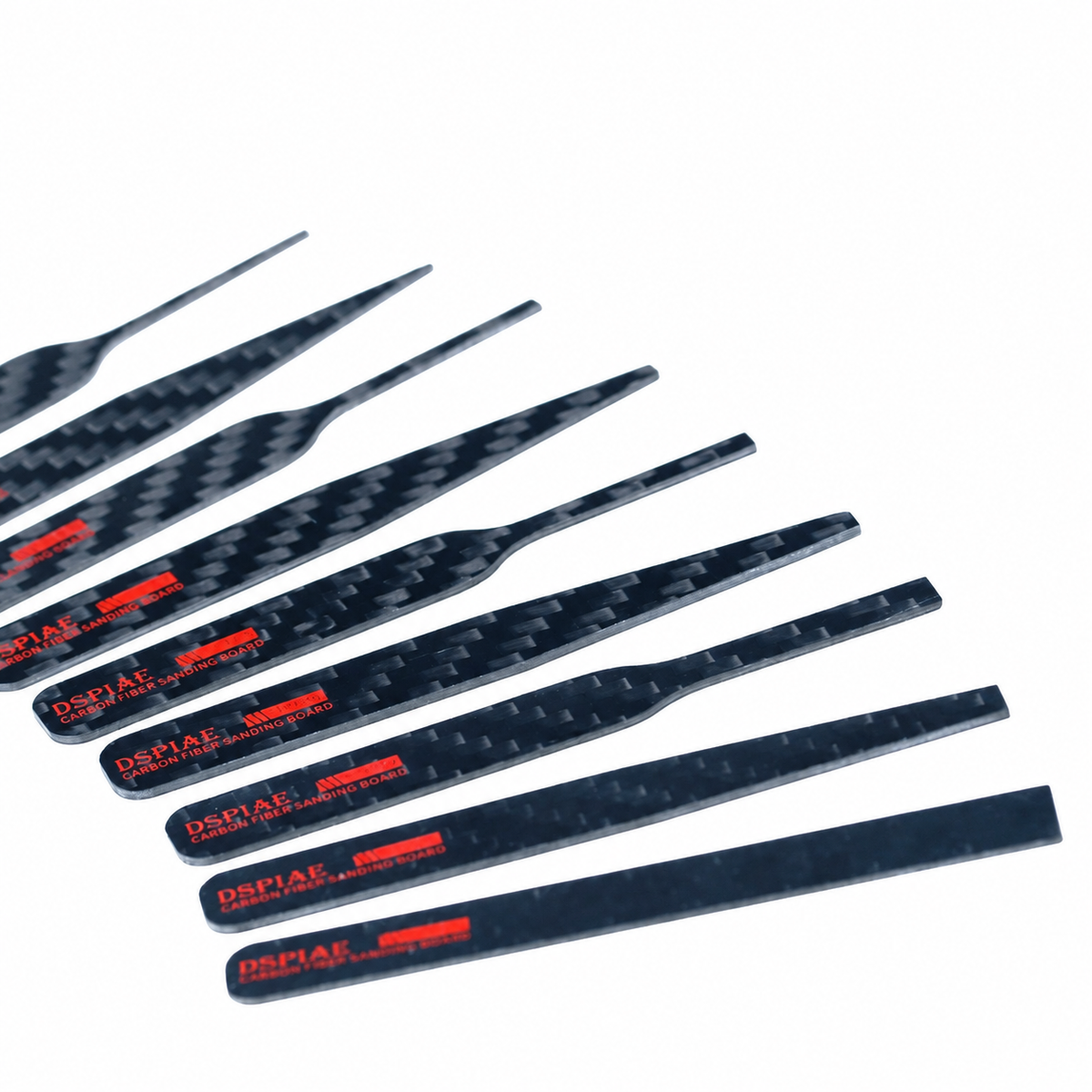 Carbon Fibre Model Sanding Plates, CFB-S01–S03