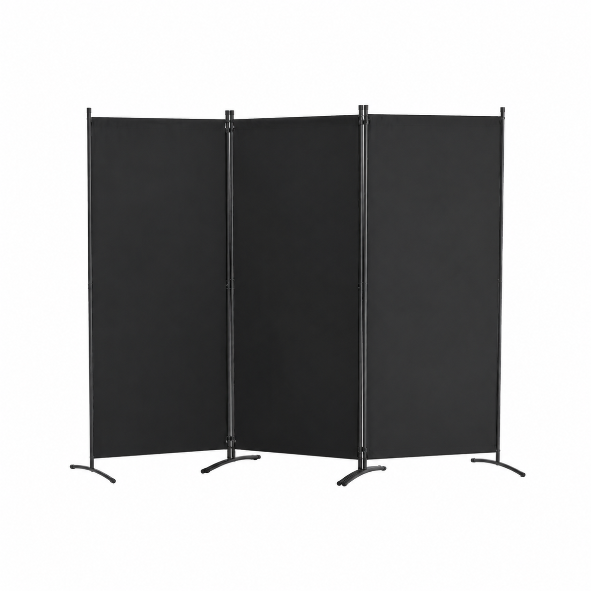 Folding Room Divider Privacy Screen with Wheels