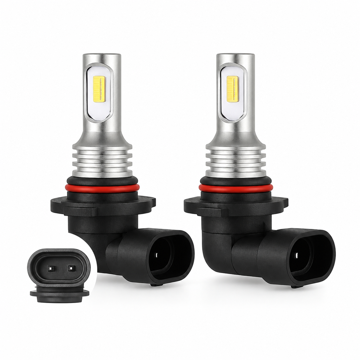 2PCS Car LED Headlight Bulbs 9005 9006 HB3 HB4 6000K White